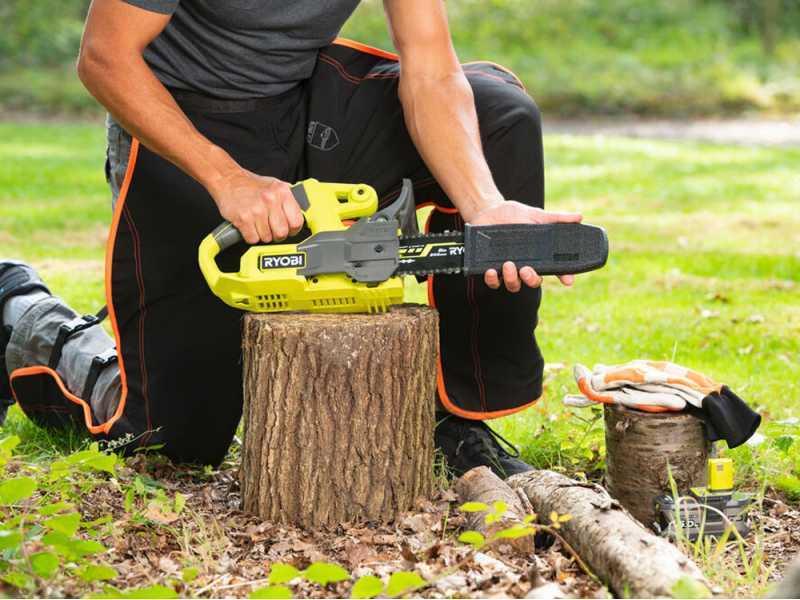 Ryobi one+ cordless pole saw 8 in 18 volt lithium ion battery and charger not sale