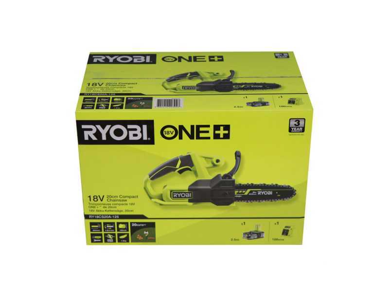 RYOBI RY18CS20A-0 - Pruning Electric Chainsaw - 18 V - WITHOUT BATTERY AND CHARGER