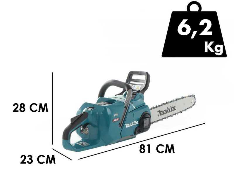 Makita UC016G - 40V 4Ah Battery-powered Electric Chainsaw - 40 cm Blade