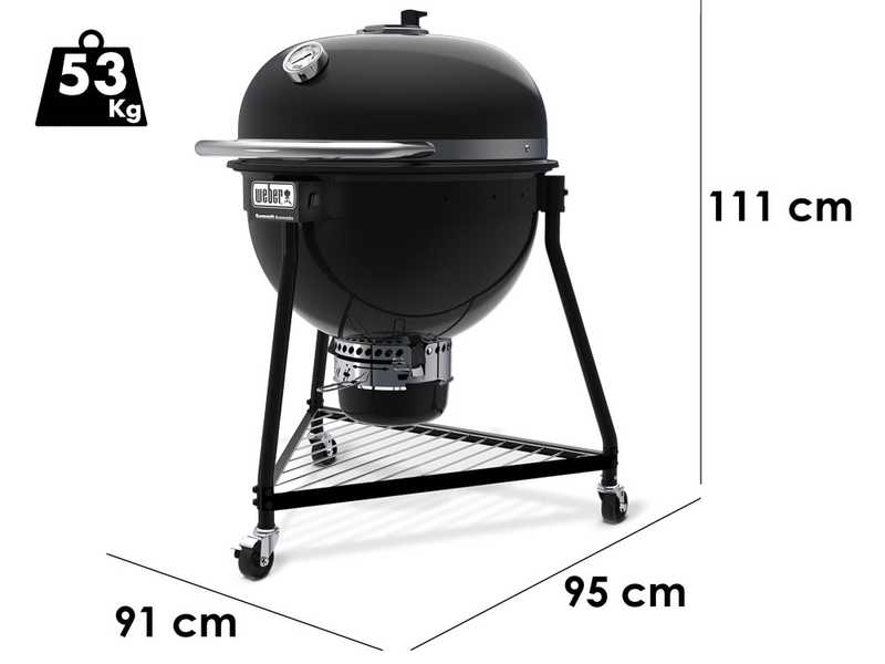 Weber Summit Kamado E6 Charcoal Barbecue  - 61 cm Grid Diameter