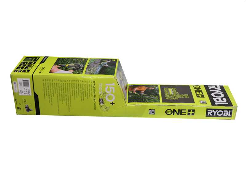 RYOBI RY18HT45A-120 Battery-powered Hedge Trimmer - 18 V - 2Ah - 45 cm Blade