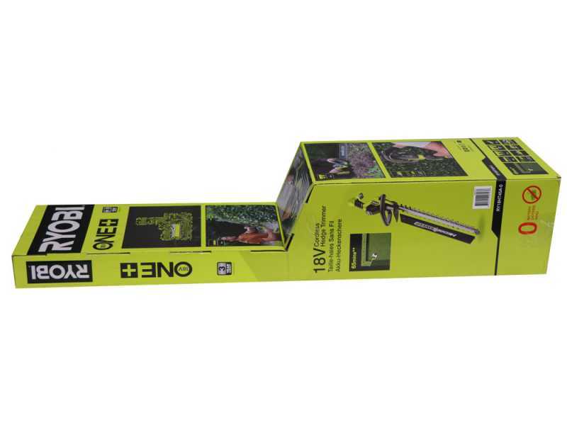 RYOBI RY18HT45A-0 Battery-powered Hedge Trimmer - 18 V - 2Ah - 45 cm - BATTERY AND BATTERY CHARGER NOT INCLUDED