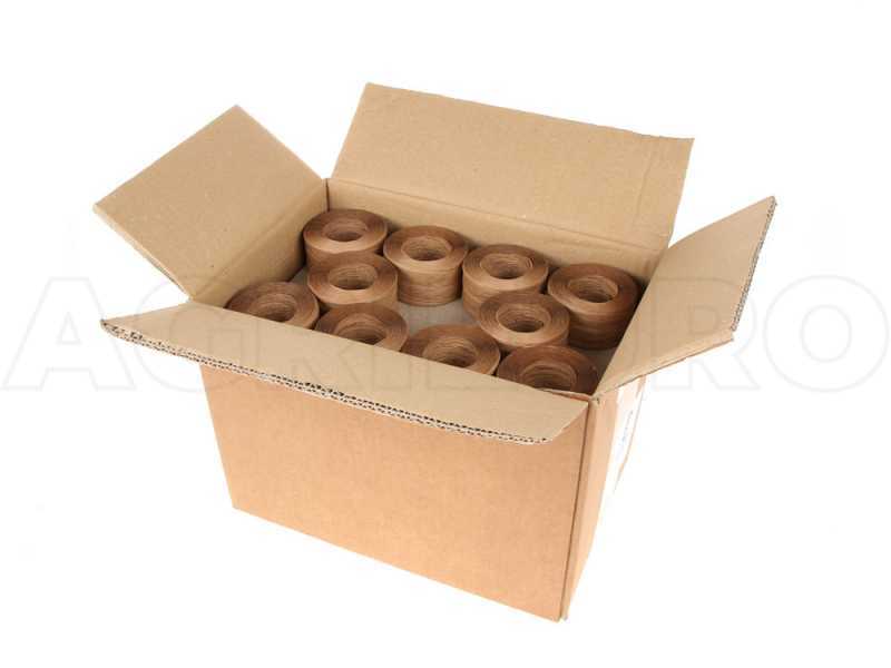 Pack with 45 Reels of Paper Twist Tie - 130 m