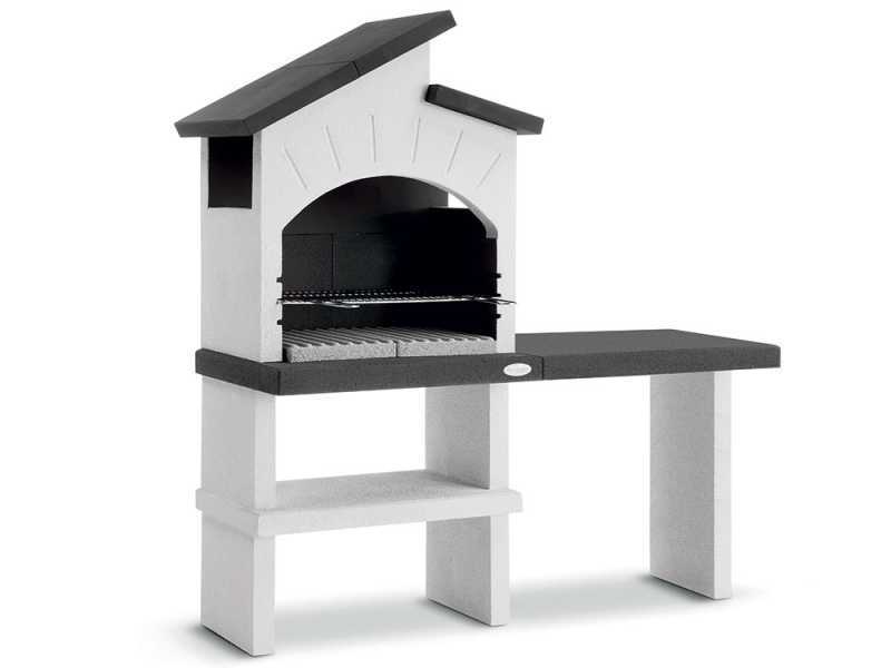 Palazzetti Ravello Wood fired and Charcoal Barbecue in Concrete