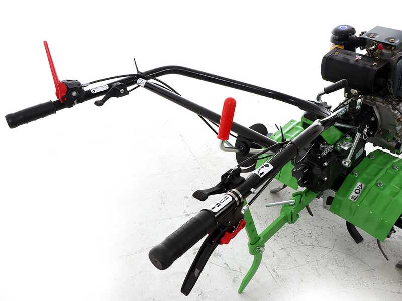 Agri 102 Garden Tiller with 95 cm Tiller - Diesel 296cc Engine