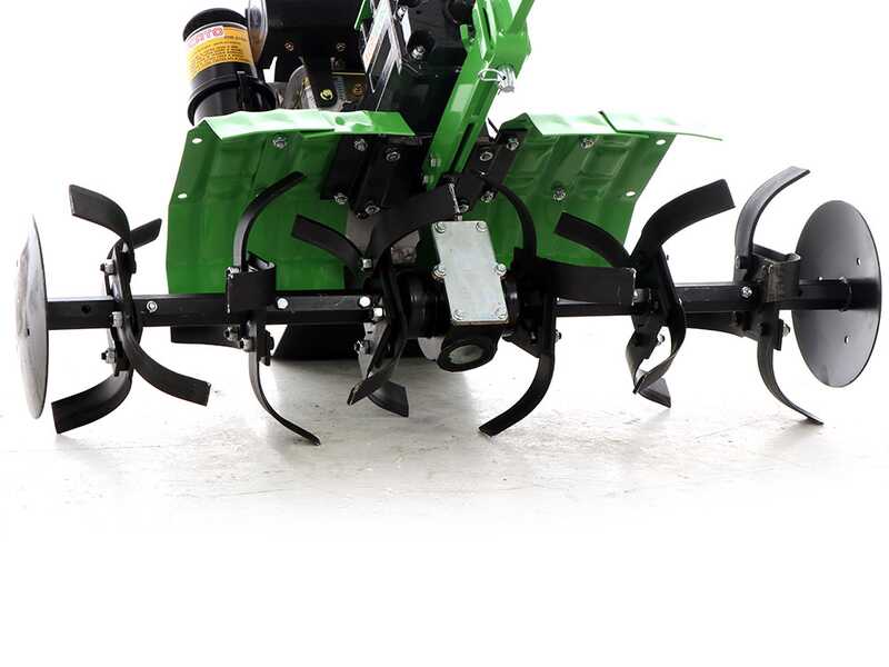 Agri 102 Garden Tiller with 95 cm Tiller - Diesel 296cc Engine