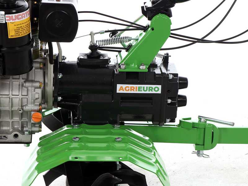 Agri 102 Garden Tiller with 95 cm Tiller - Diesel 296cc Engine