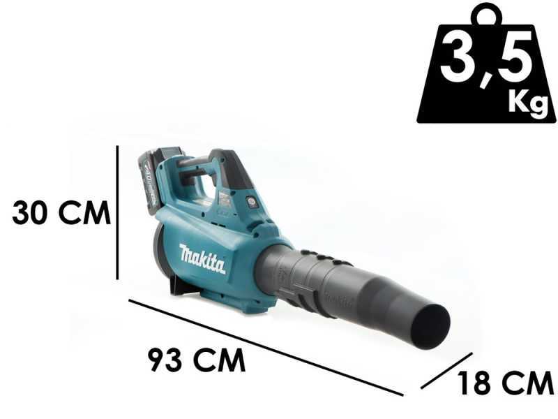 Makita UB001G 40V Battery-powered Leaf Blower - with 40 V / 2.5Ah battery