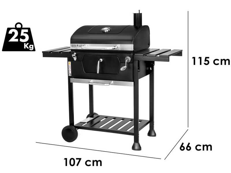 MasterCook Friend Charcoal Barbecue  - 46x41 cm Grid