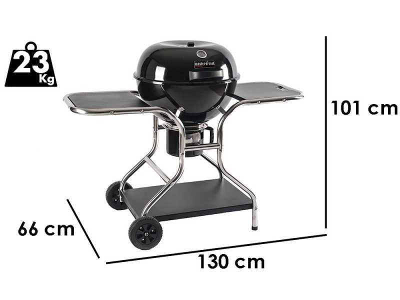 MasterCook Sally Wheeled Charcoal Barbecue - 57 cm Grid Diameter