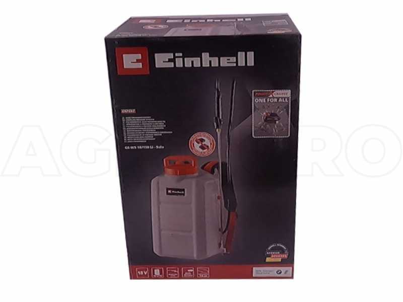 Einhall GE-WS 18/150 Li - Battery-powered Backpack Sprayer Pump - 18V - BATTERY AND CHARGER NOT INCLUDED