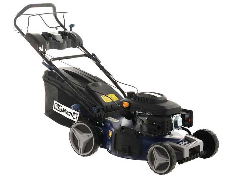 BullMach ACHILLE 51 MY22 Self-propelled Petrol Lawn Mower - 4 in 1 - 224 cc Petrol Engine