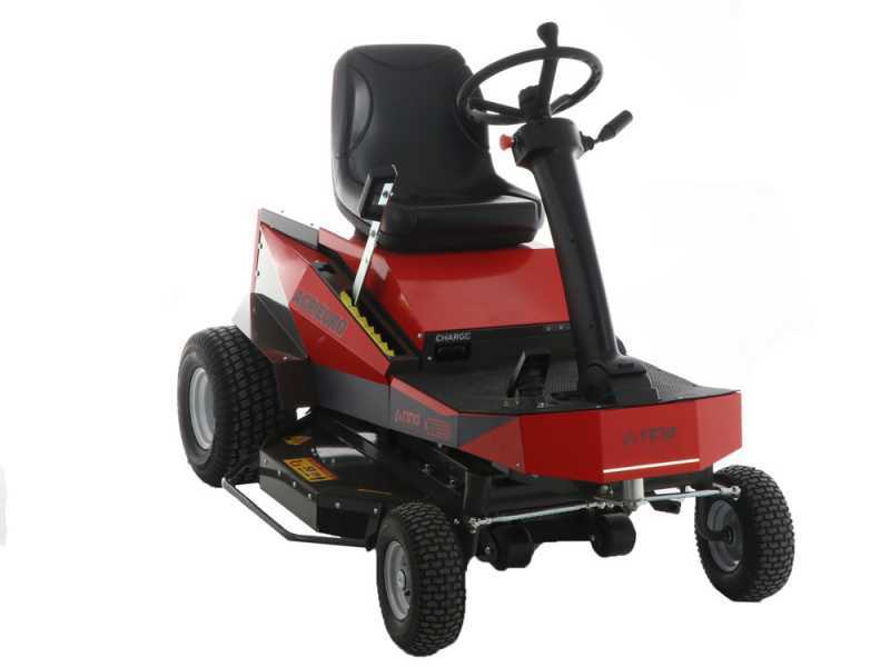 CaRINO Electric Riding on Flail Mower 95 cm cutting width best deal on AgriEuro