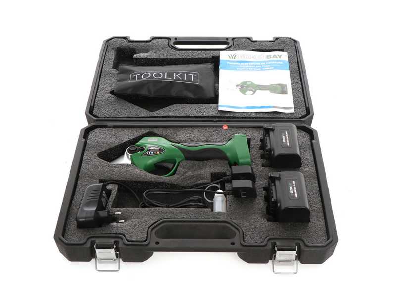 GreenBay TopCut 32 Battery-powered Pruning Shears - 2 batteries 16.8V - 2Ah