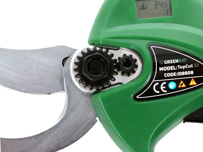 GreenBay TopCut 32 Battery-powered Pruning Shears - 2 batteries 16.8V - 2Ah