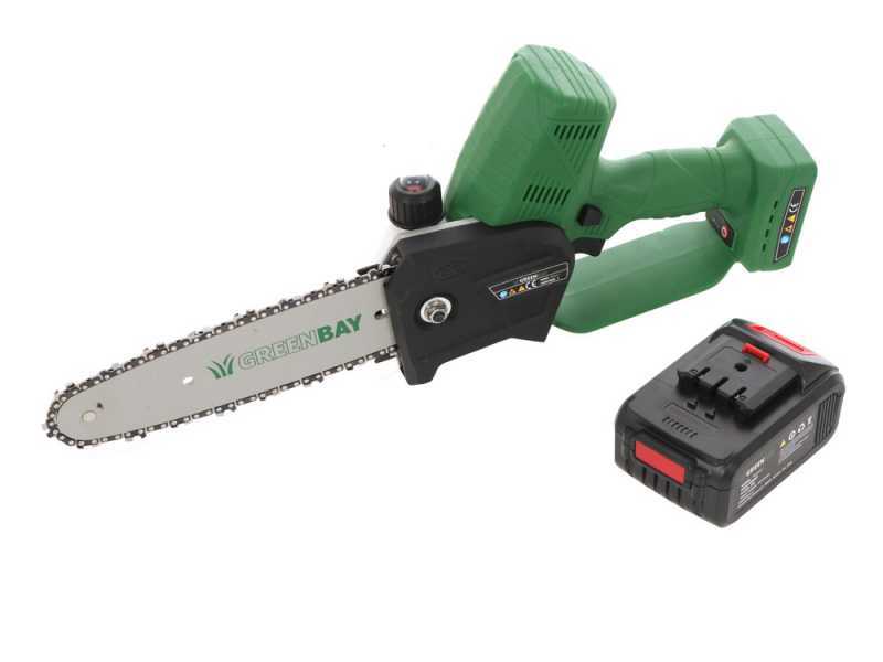 GreenBay TopSaw 8 Battery-powered Pruner - 2 x 21 V - 4Ah batteries