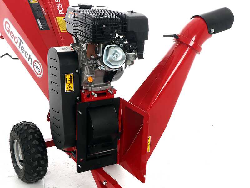 GeoTech PRO PCS 90 L - Professional petrol garden shredder - Loncin G270F engine