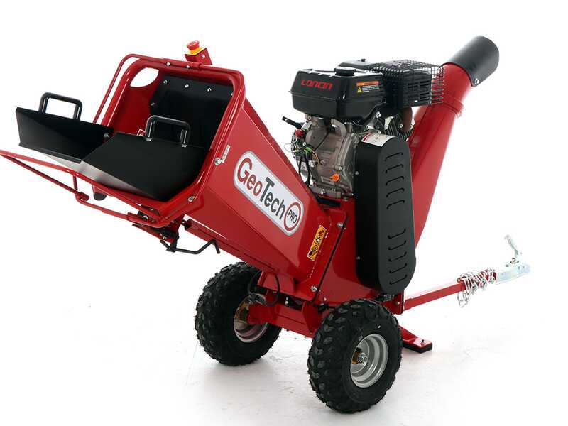 GeoTech PRO PCS 90 L - Professional petrol garden shredder - Loncin G270F engine