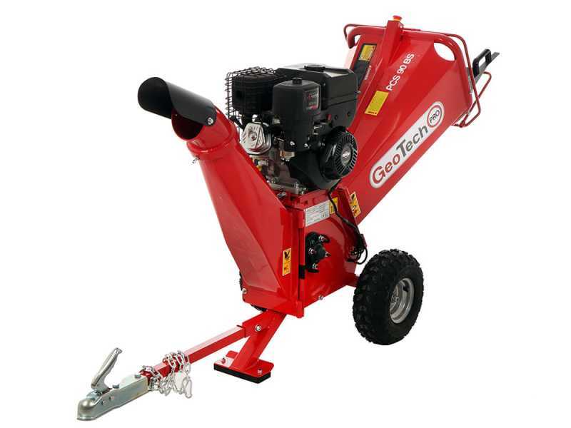 GeoTech PRO PCS 90 BS - Professional petrol garden shredder - Brigss&amp;Stratton engine