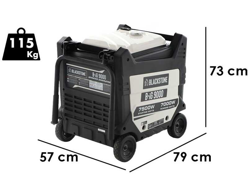 BlackStone B-iG 9000 - 7.5 kW Inverter Power Generator - DC 7 kW Single-phase + ATS