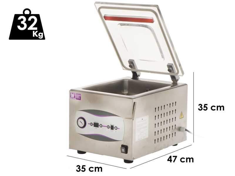 Besser Vacuum Fusion 27 - Chamber Vacuum Sealer - 27 cm Sealing Bar