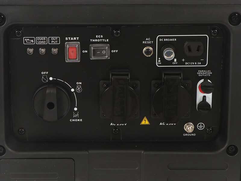 Rato R3000iE-R - Wheeled 3.5 kW Inverter Power Generator - DC 3.2 kW Single-phase