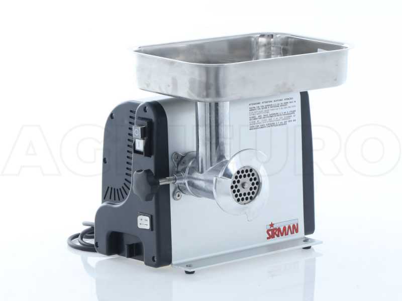 Reliable electric meat mincer in TC-12 size