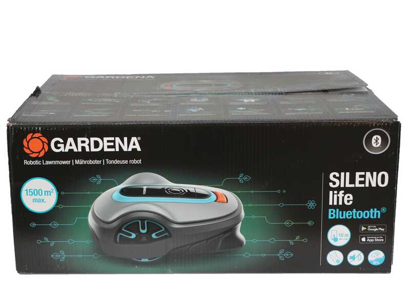 Gardena SILENO life 1500 Robot Lawn Mower - 1500 s.q. m. Recommended Cutting Area - 22 cm Cutting Width