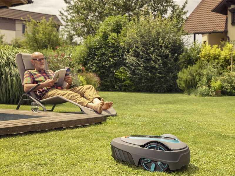 Gardena SILENO city 600 set Smart Robot Lawn Mower - management via Gardena Smart App