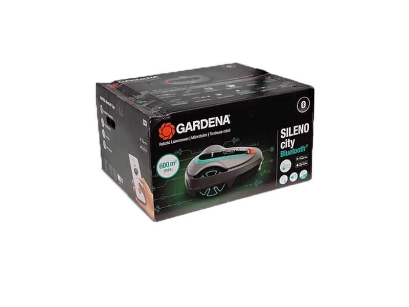 Gardena SILENO city 600 set Smart Robot Lawn Mower - management via Gardena Smart App