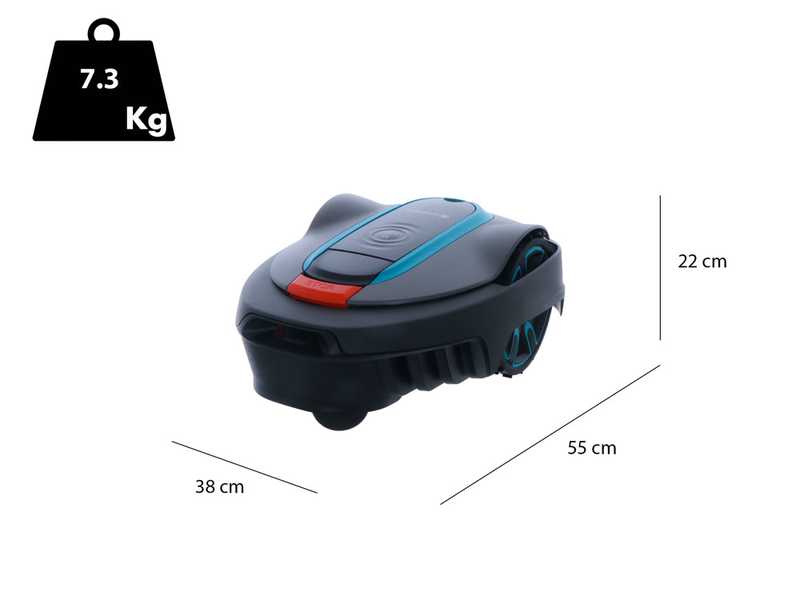 Gardena SILENO city 600 set Smart Robot Lawn Mower - management via Gardena Smart App