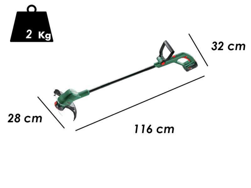 Bosch EasyGrassCut 18V/26 -  Battery-powered Edge Trimmer - 18V 2 Ah