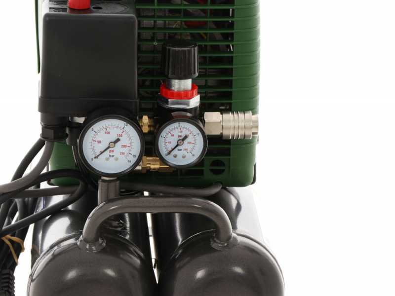 FIAC ECU 201 - Single-phase, oil-less, portable electric air compressor - 1.5 HP motor - 6 lt.