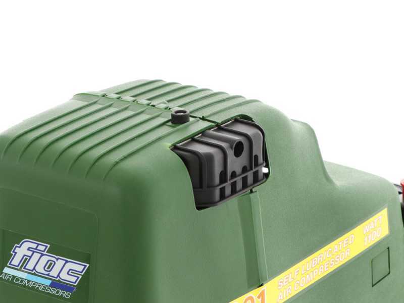 FIAC ECU 201 - Single-phase, oil-less, portable electric air compressor - 1.5 HP motor - 6 lt.