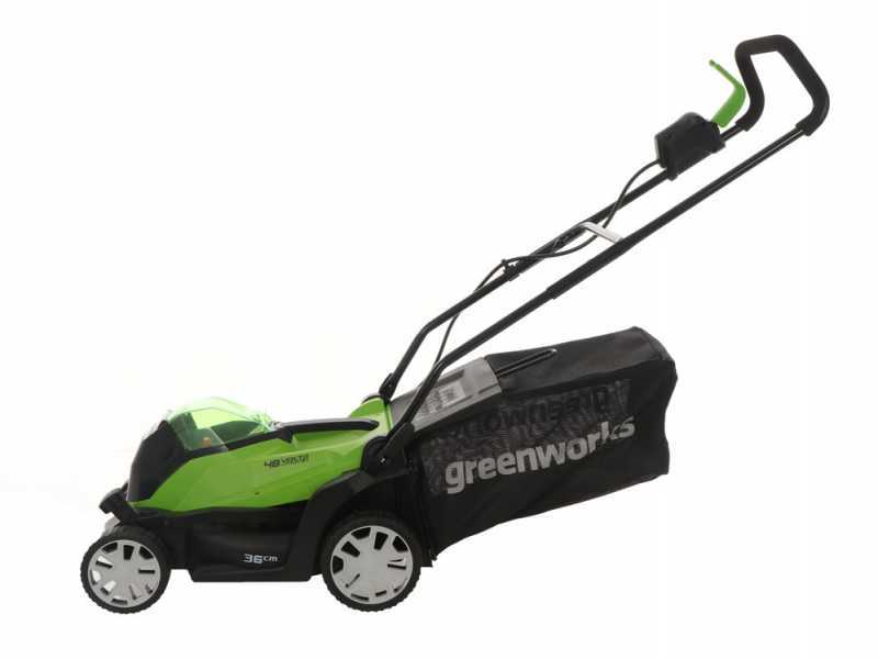 Greenworks mower sales cutting height
