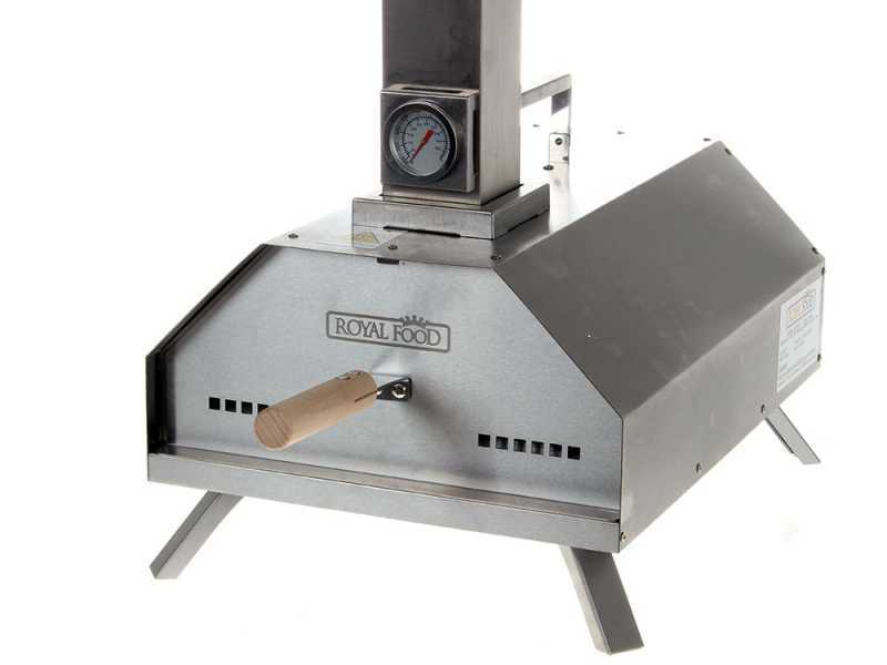 Royal Food CHIPSY 11 - Wood Pellet Pizza Oven - Cooking Capacity: 1 Pizza