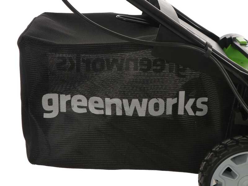 Greenworks G48LM41 48V Battery-powered Electric Lawn Mower - 41 cm - BATTERY AND BATTERY CHARGER NOT INCLUDED