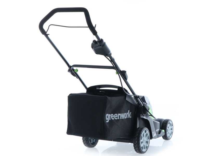 Green work deals electric lawn mower