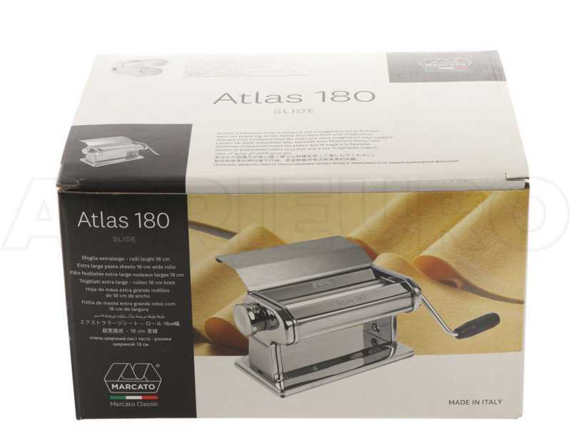 Marcato Atlas 180 Roller Slide - Manual Stainless Steel Pasta Maker