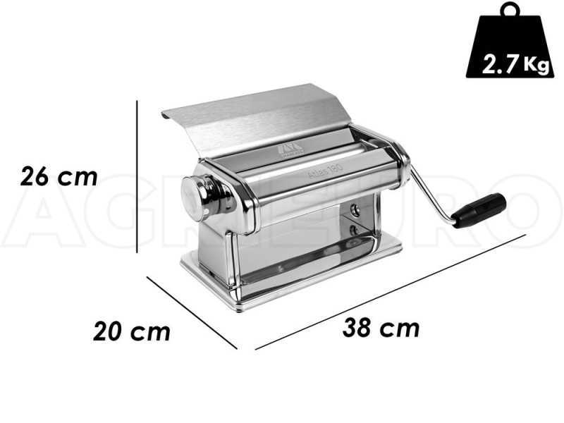 Marcato Atlas 180 Slide Pasta Maker - Hand-operated machine for homemade pasta
