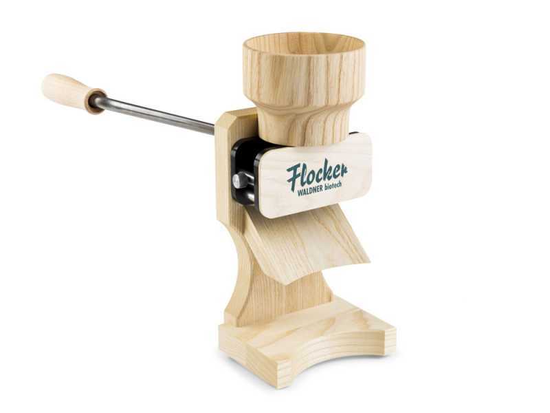 Waldner Flocker 180g - Manual Ash Tree Flaker Mill with Stainless Steel Rollers