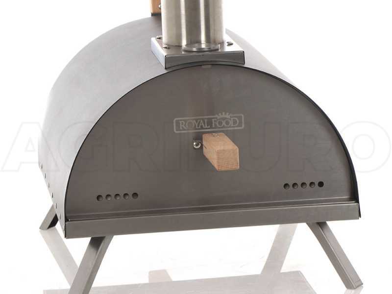 Royal Food WOODSY 13 - Wood Pellet Pizza Oven - Cooking Capacity: 1 Pizza