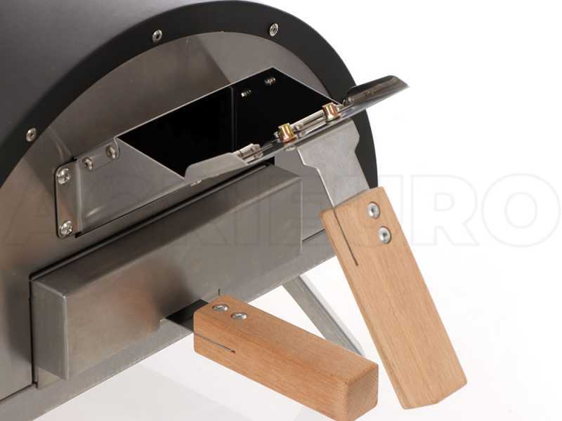 Royal Food WOODSY 13 Wood Pellet Pizza Oven - Cooking capacity: 1 pizza