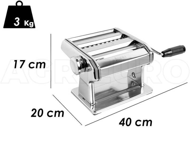 Marcato Ampia 180 - Manual Stainless Steel Pasta Maker 