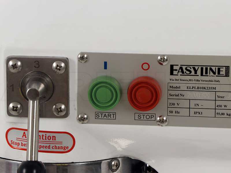 FIMAR EASYLINE B10K - Professional planetary mixer - 10 litre STAINLESS STEEL bowl