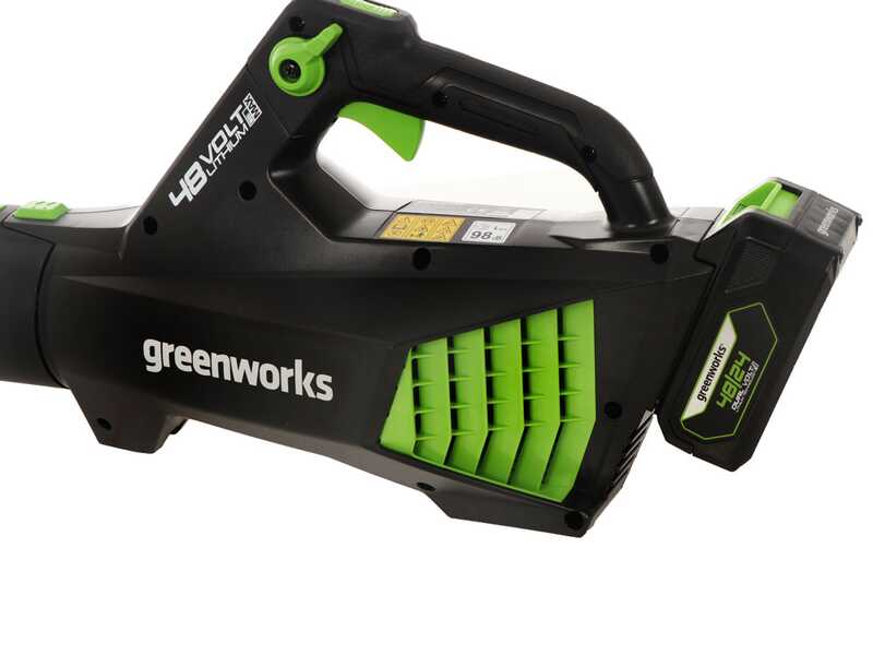 Greenworks G48AB Axial Battery-powered Leaf Blower 48 V - with 4/2Ah battery