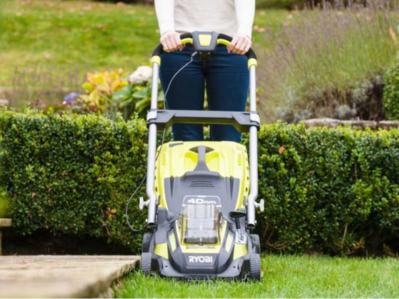 Ryobi rechargeable mower best sale