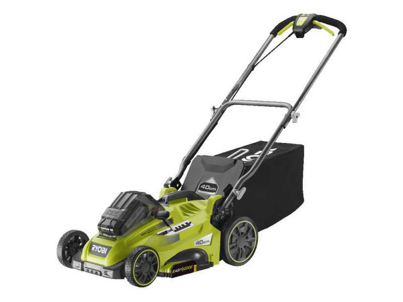 Home depot new arrivals battery lawn mower