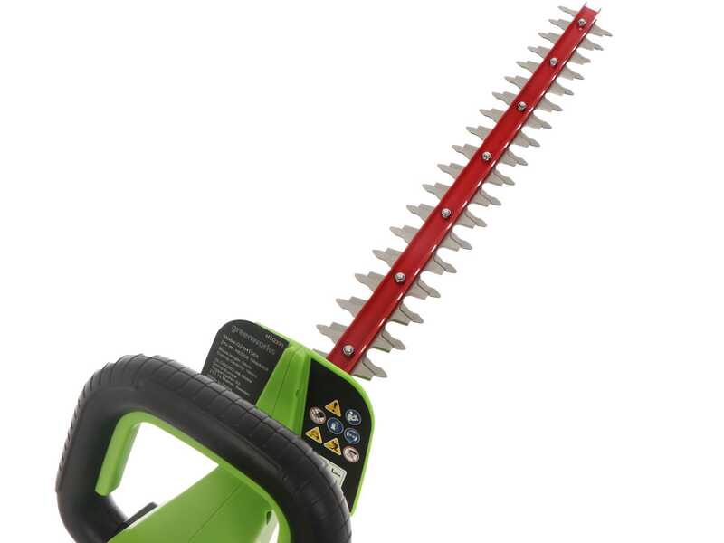 Greenworks G24HT56 24 V Battery-powered Hedge Trimmer - 56 cm Blade - 4Ah 24 V Battery