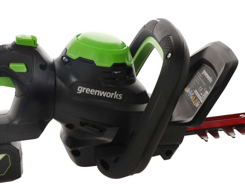 Greenworks G48HT 48 V Battery-powered Hedge Trimmer - BATTERY AND BATTERY CHARGER NOT INCLUDED